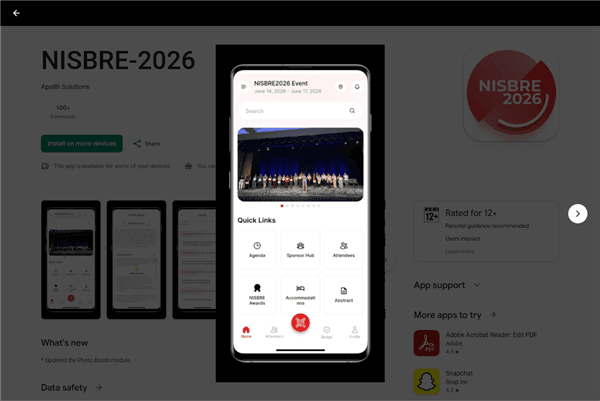 NISBRE 2026 Mobile App